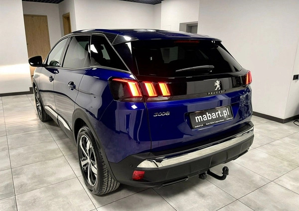 Peugeot 3008 cena 93000 przebieg: 116000, rok produkcji 2019 z Jasień małe 781